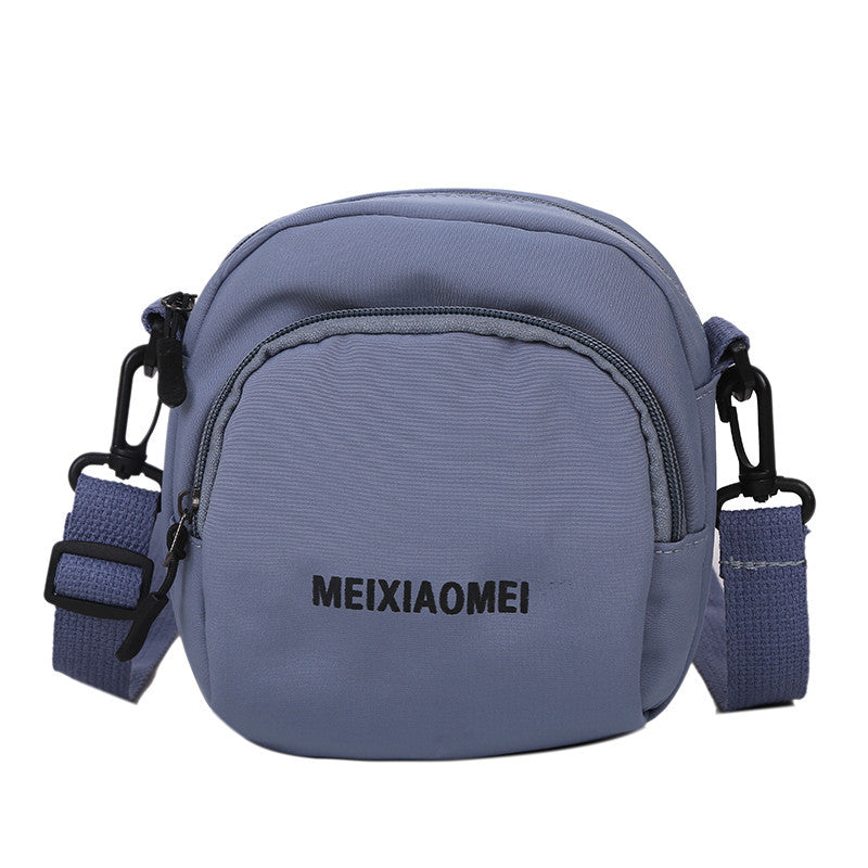 Canvas crossbody bag all colors lineup