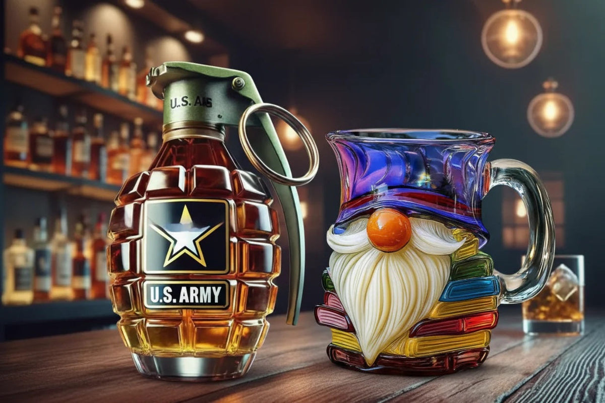3D book stack mug, size reference photo