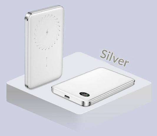 3-in-1 MagSafe-compatible magnetic wireless power bank – charging phone
