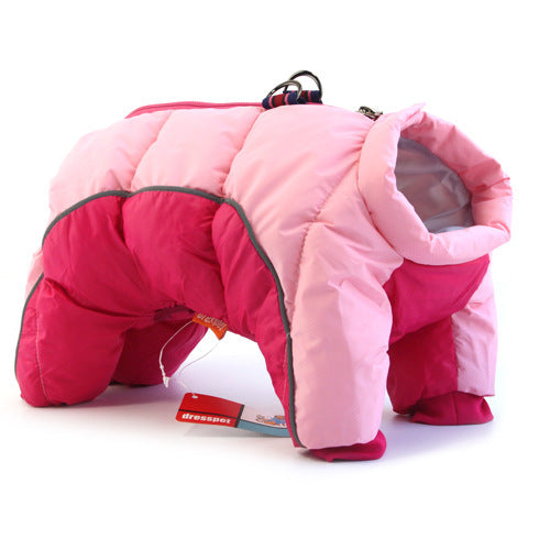 Thick Warm Winter Dog Jacket with Cotton Lining - product photo 12
