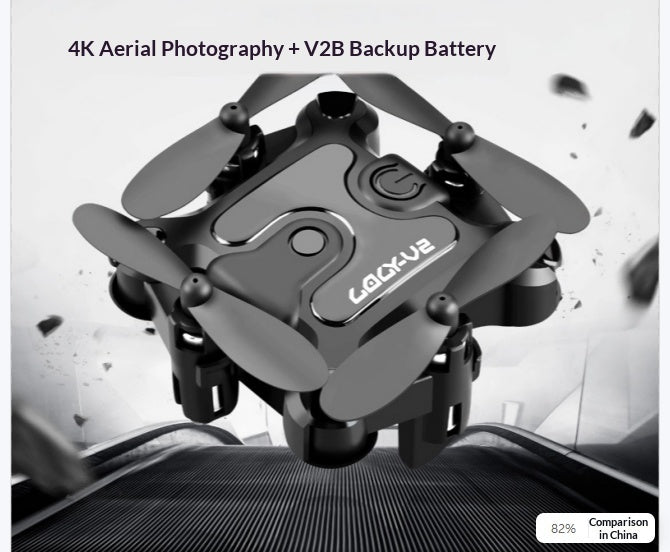 Mini Folding Drone – Pocket-Sized Camera Quadcopter - product photo 11 of 11