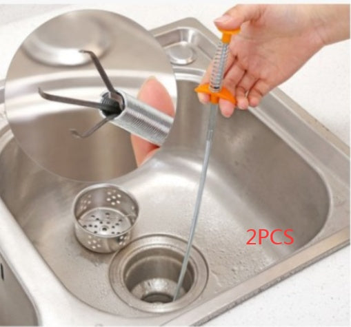 Sewer Dredger Spring Pipe Dredging Tool – Drain Clog Remover & Hair Cleaner - product photo 24 of 26