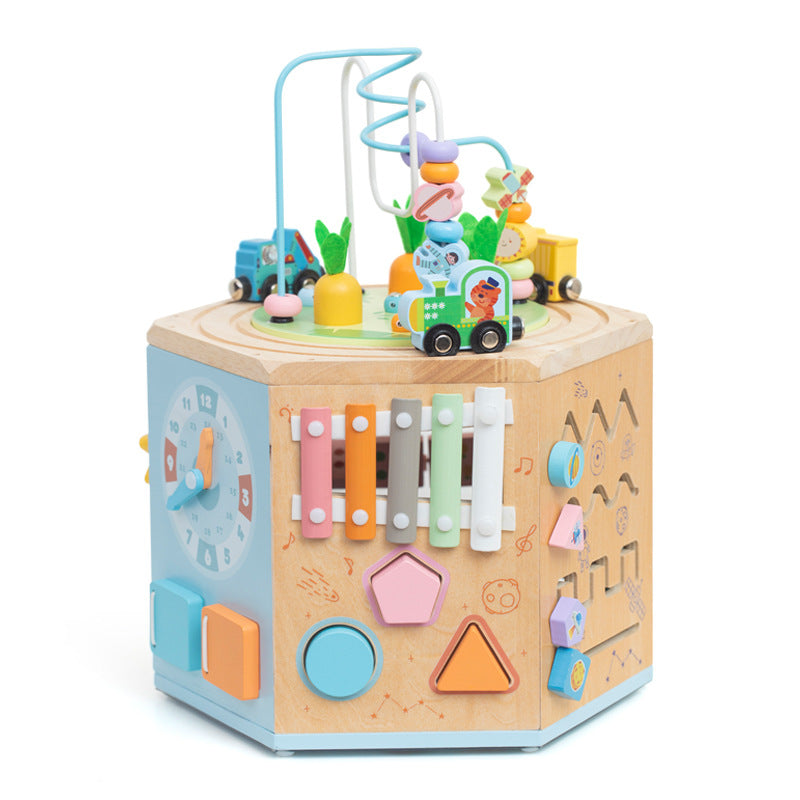 Wooden bead maze busy box treasure chest - photo 5 of 6