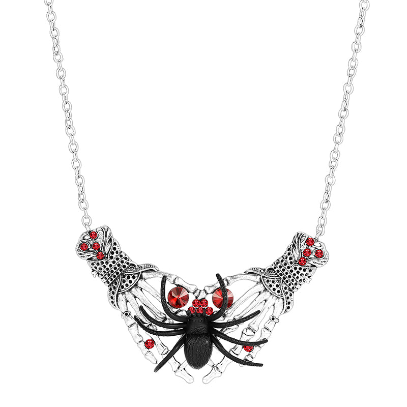 necklace on display card