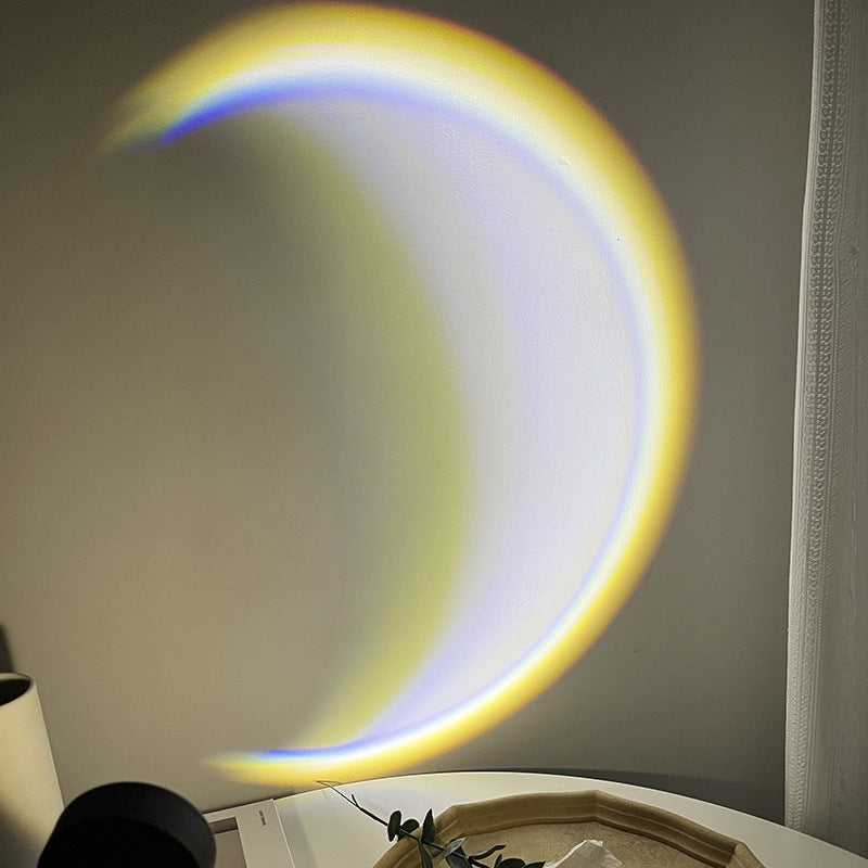 Moon lamp used as photography lighting prop