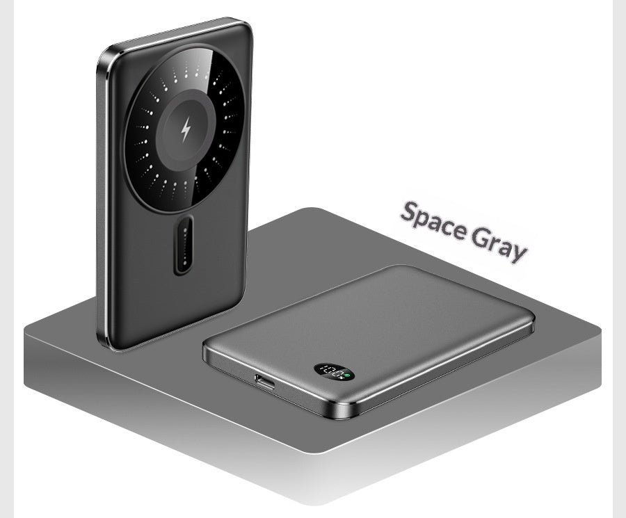 3-in-1 MagSafe-compatible magnetic wireless power bank – charging smartwatch