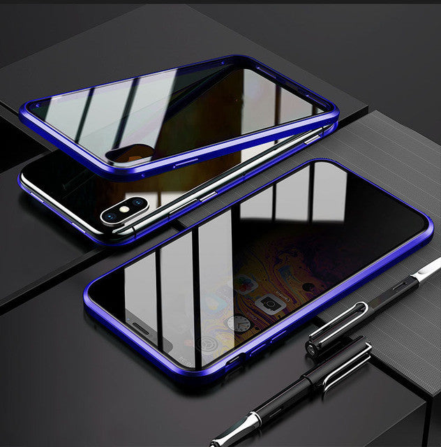 Privacy phone case side profile view