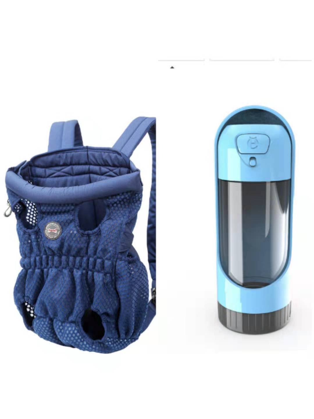 Pet carrier backpack worn on front