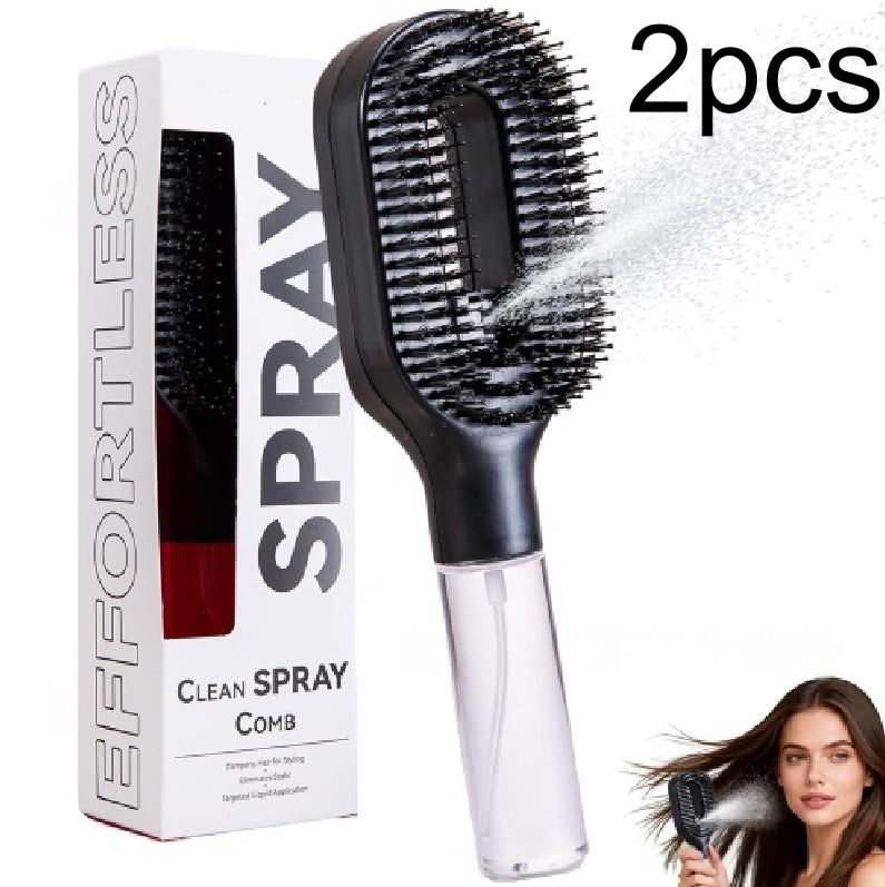 Detangling spray comb shown in Orange color option