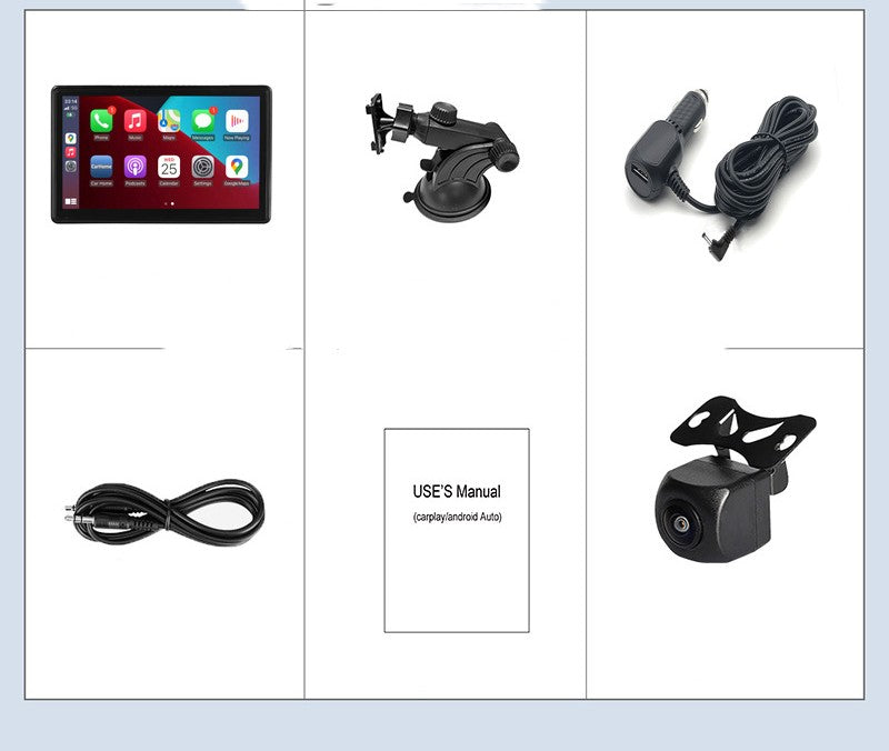 7" Portable Wireless CarPlay & Android Auto Screen with GPS Navigation - product photo 6 of 6