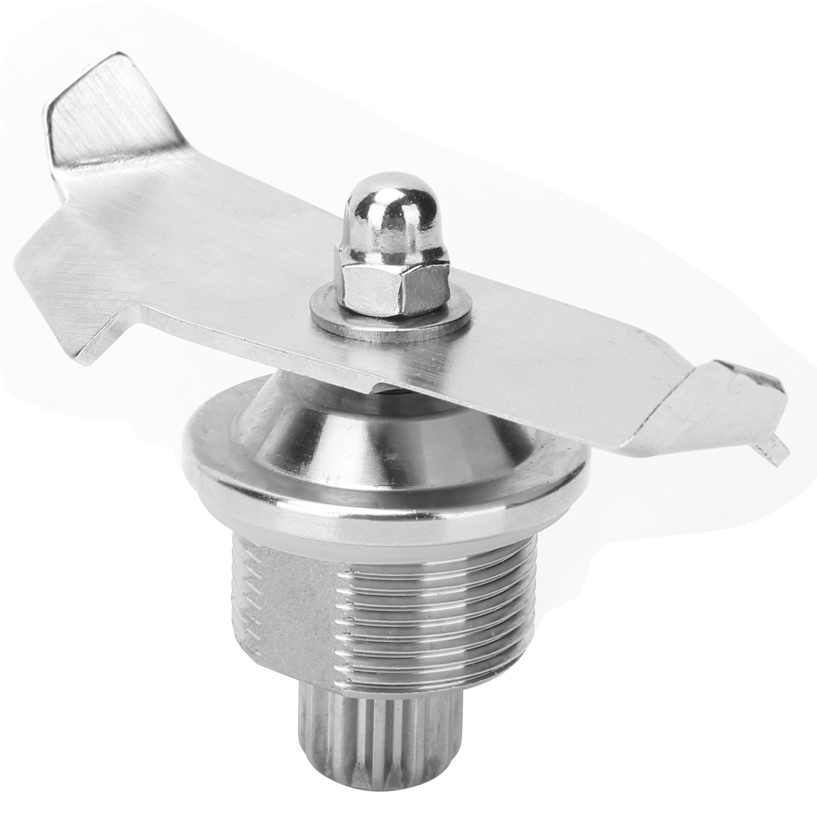 blender blade fitted into blender base