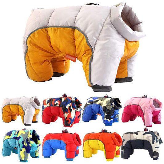 Thick Warm Winter Dog Jacket with Cotton Lining - main product photo