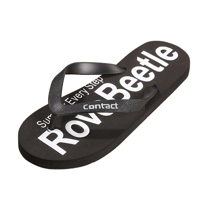 Boys' Summer Beach Flip Flops – Anti-Slip Soft Leather Sandals - product photo 5 of 6