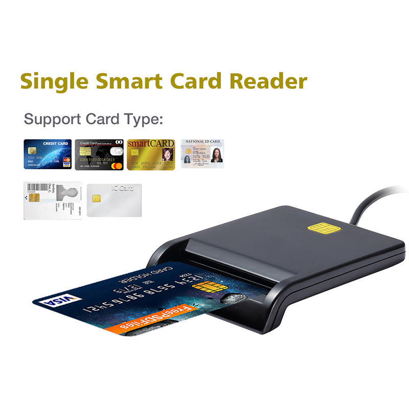 USB Smart Card Reader - ID, SIM, CAC & Bank Card Reader - product photo 9 of 10