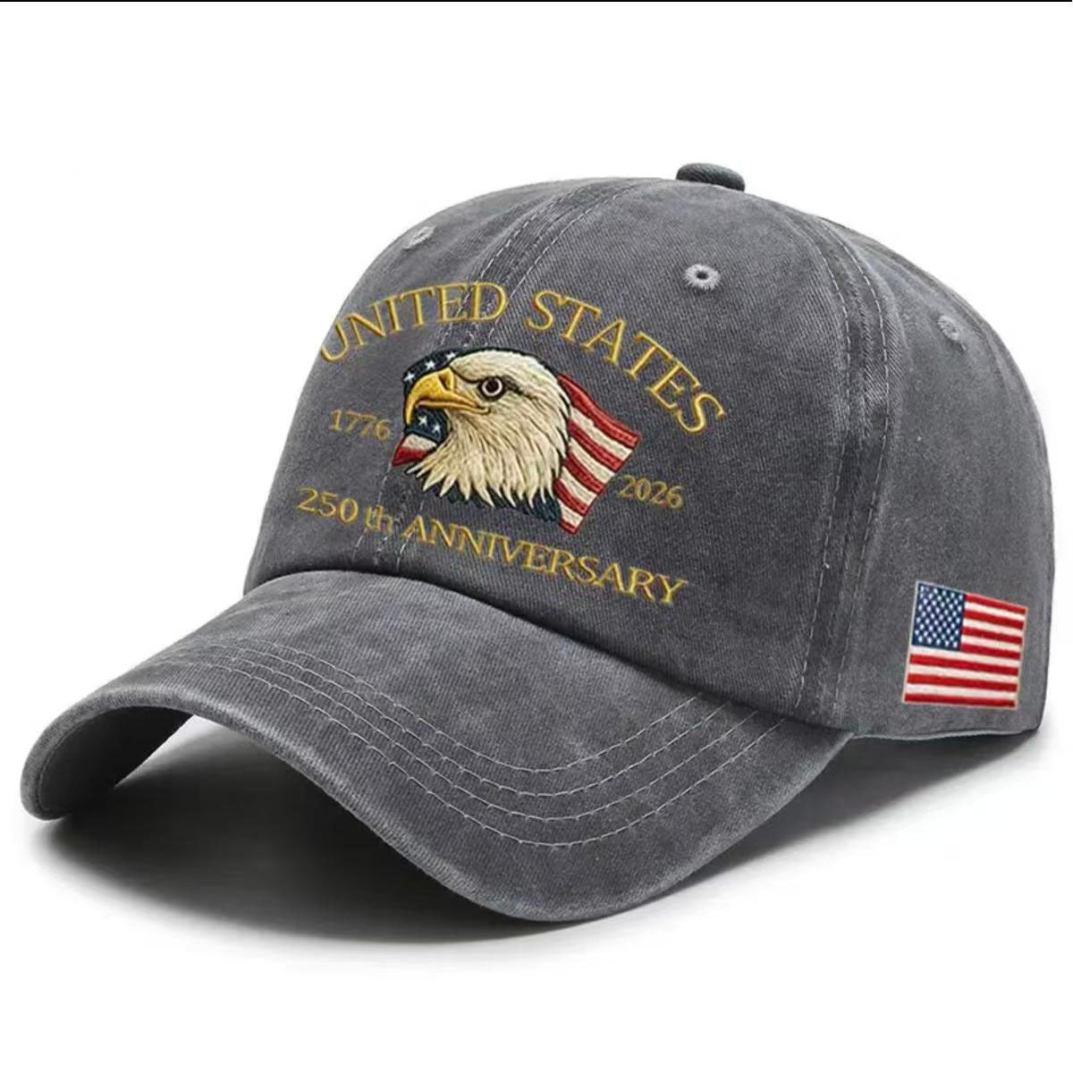USA anniversary baseball cap color options