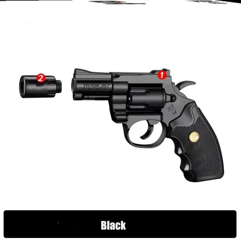 revolver lighter in hand for scale