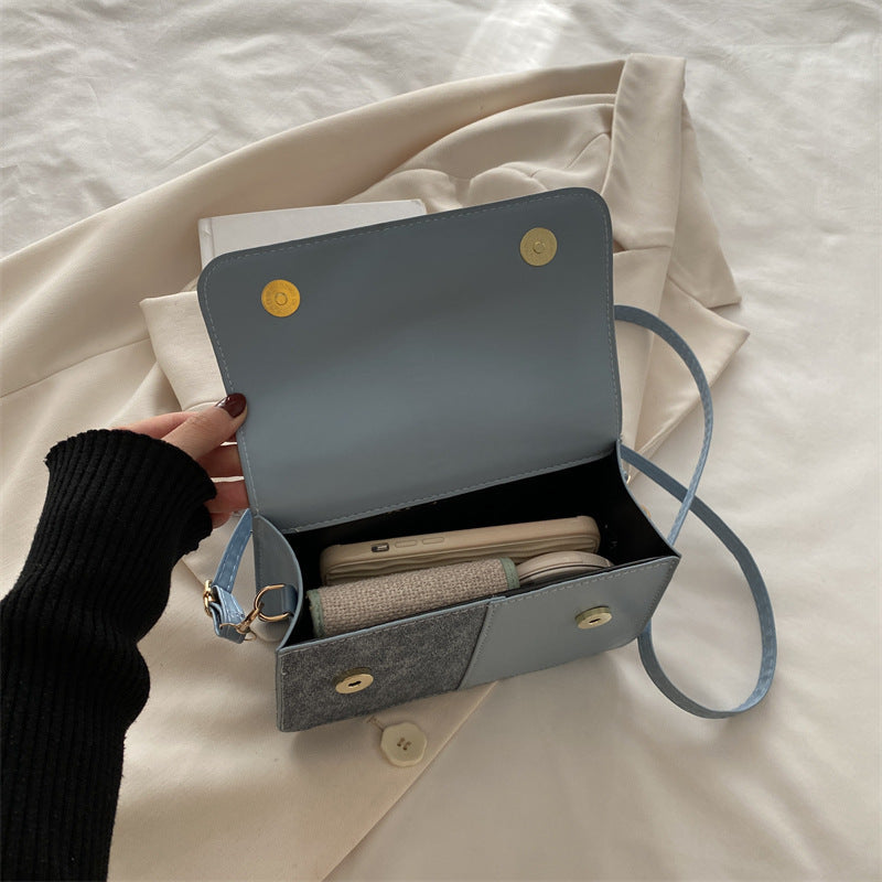 Patchwork tote bag - interior pocket detail