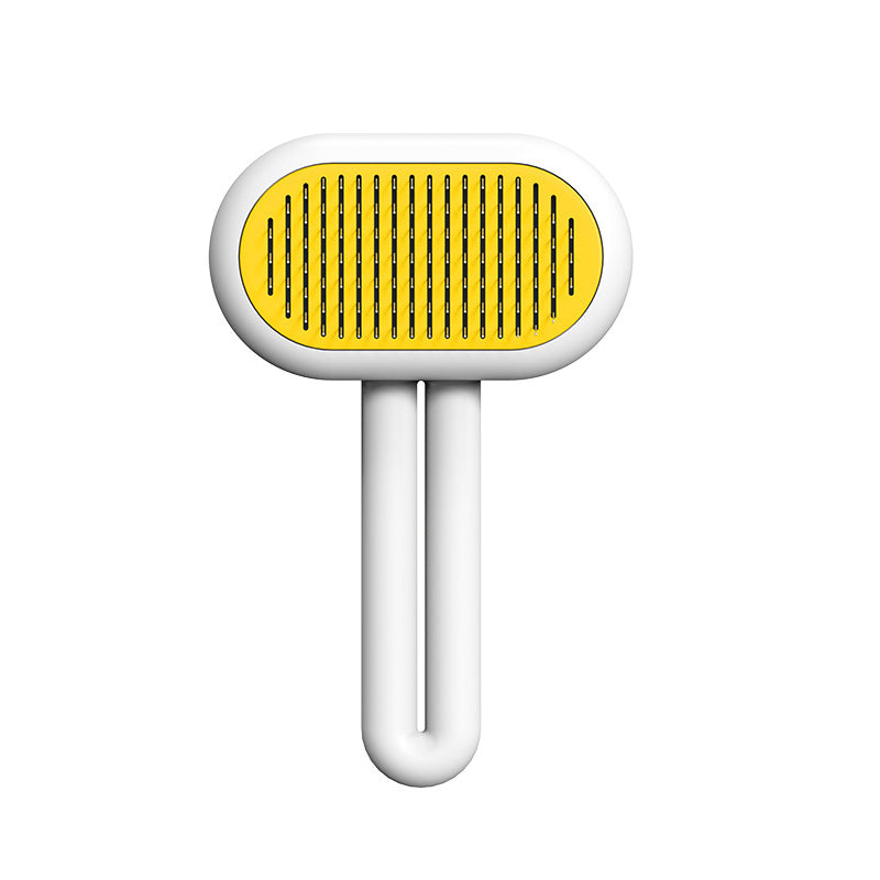 Self-Cleaning Pet Grooming Brush – Cat & Dog Deshedding Comb – photo 6 of 9