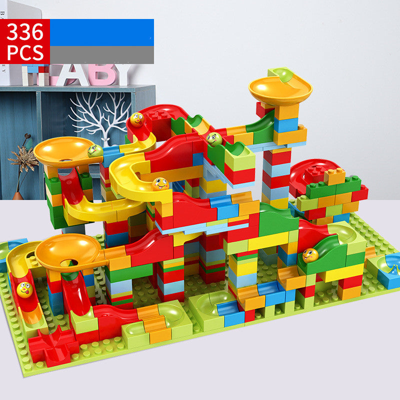 building block slide set finished slide feature