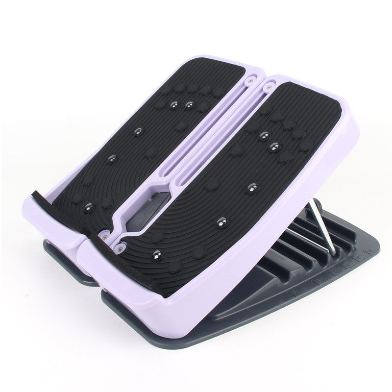 Balance board shown from side angle