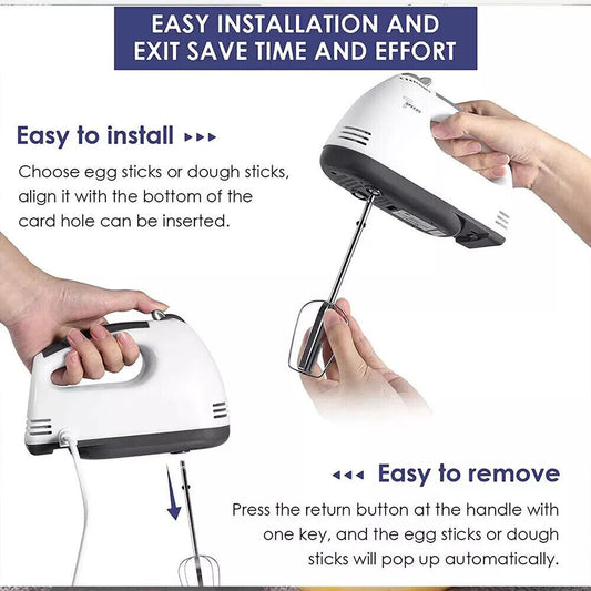 Compact stand mixer with mixing bowl attached