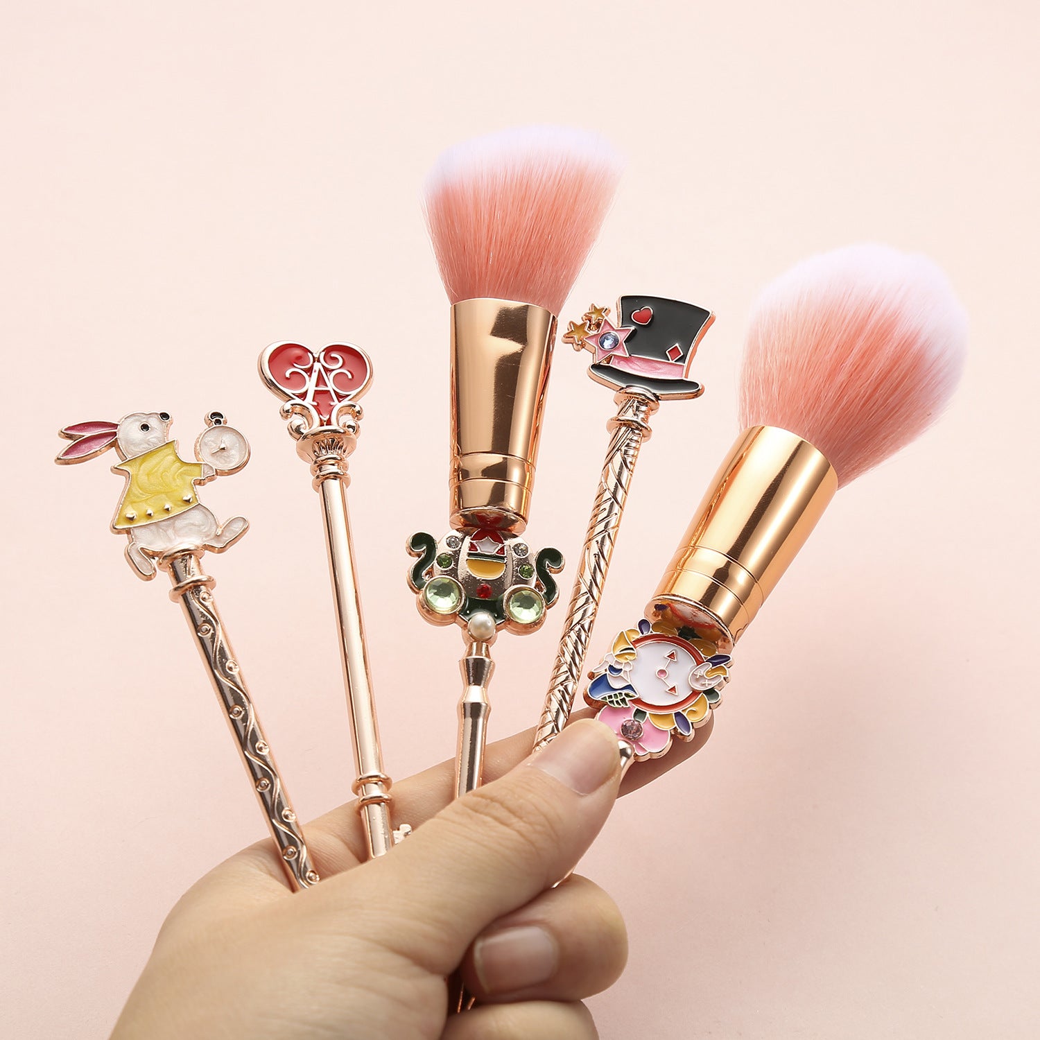 Beauty tool brush additional angle
