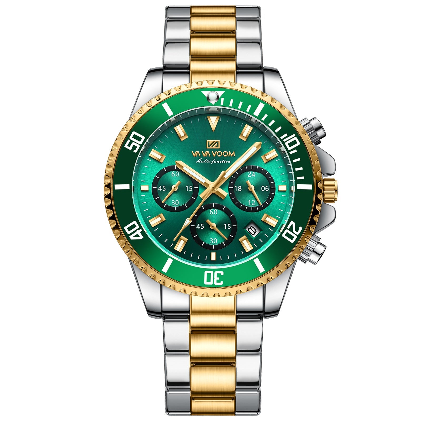 Multi-dial watch strap detail