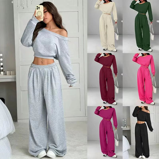 Casual 2-piece sweatshirt and trousers set for women - view 1