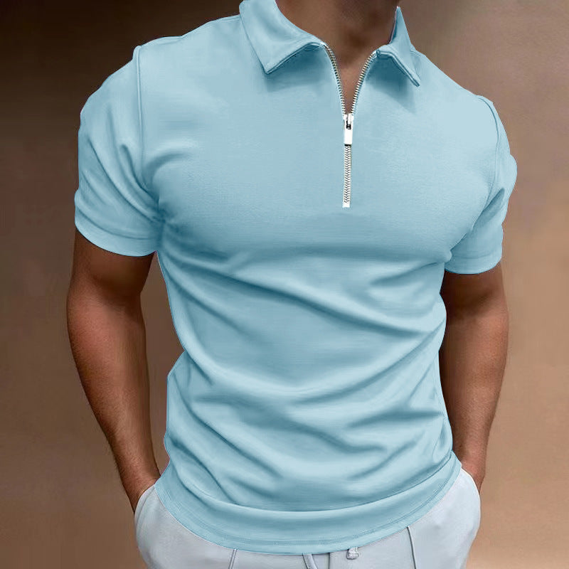 Men's Casual Digital Print Polo Shirt – Loose Fit - product photo 10 of 10