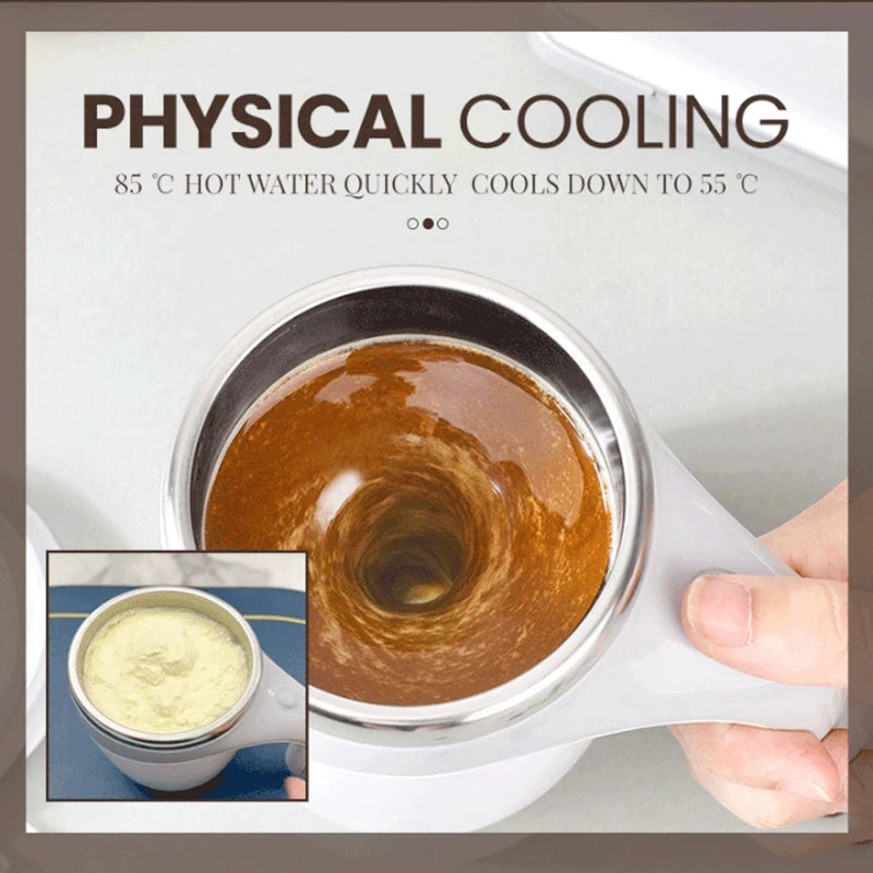 Rechargeable Automatic Stirring Mug – Self-Stirring Coffee & Milkshake Cup – photo 8 of 12