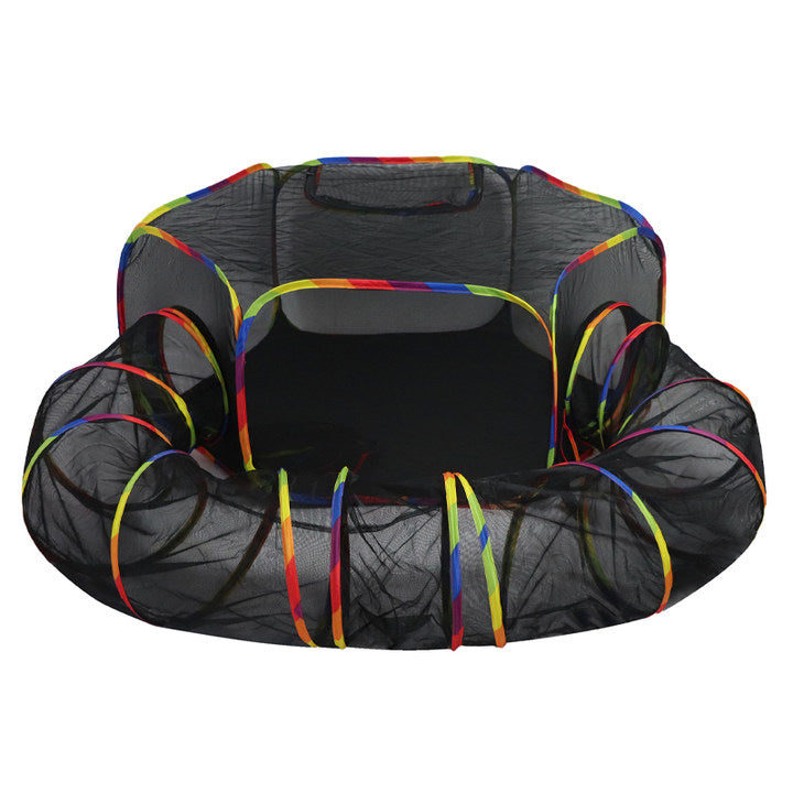 2-in-1 Collapsible Outdoor Cat Tent & Play Tunnel - product photo 5