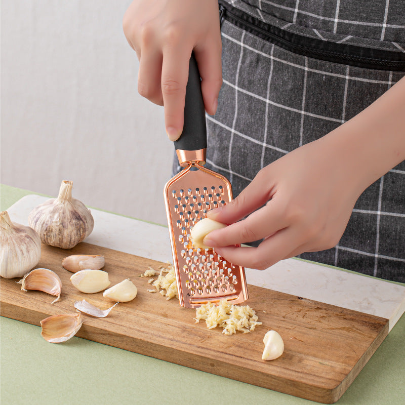 Copper-Plated Kitchen Peeler & Gadget Set with Storage Rack - product photo 10 of 12