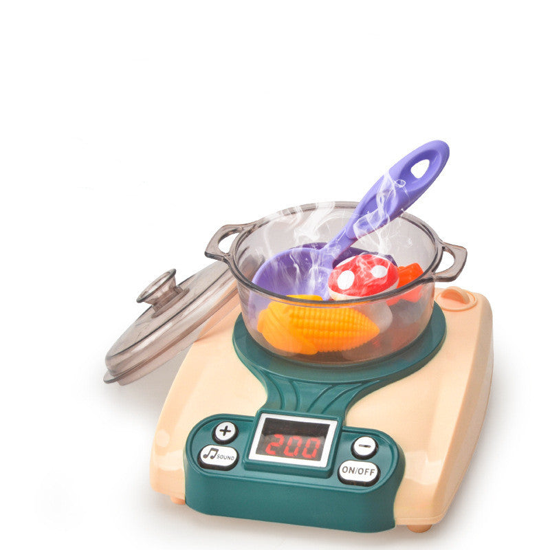 Play kitchen induction cooker toy - control panel
