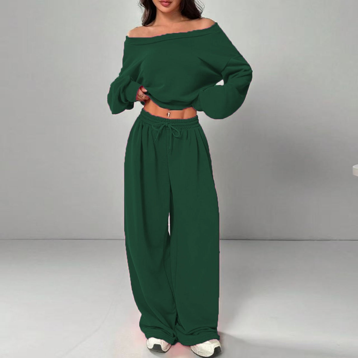 Casual 2-piece sweatshirt and trousers set for women - view 15