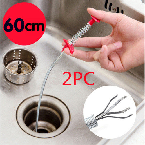 Sewer Dredger Spring Pipe Dredging Tool – Drain Clog Remover & Hair Cleaner - product photo 9 of 26