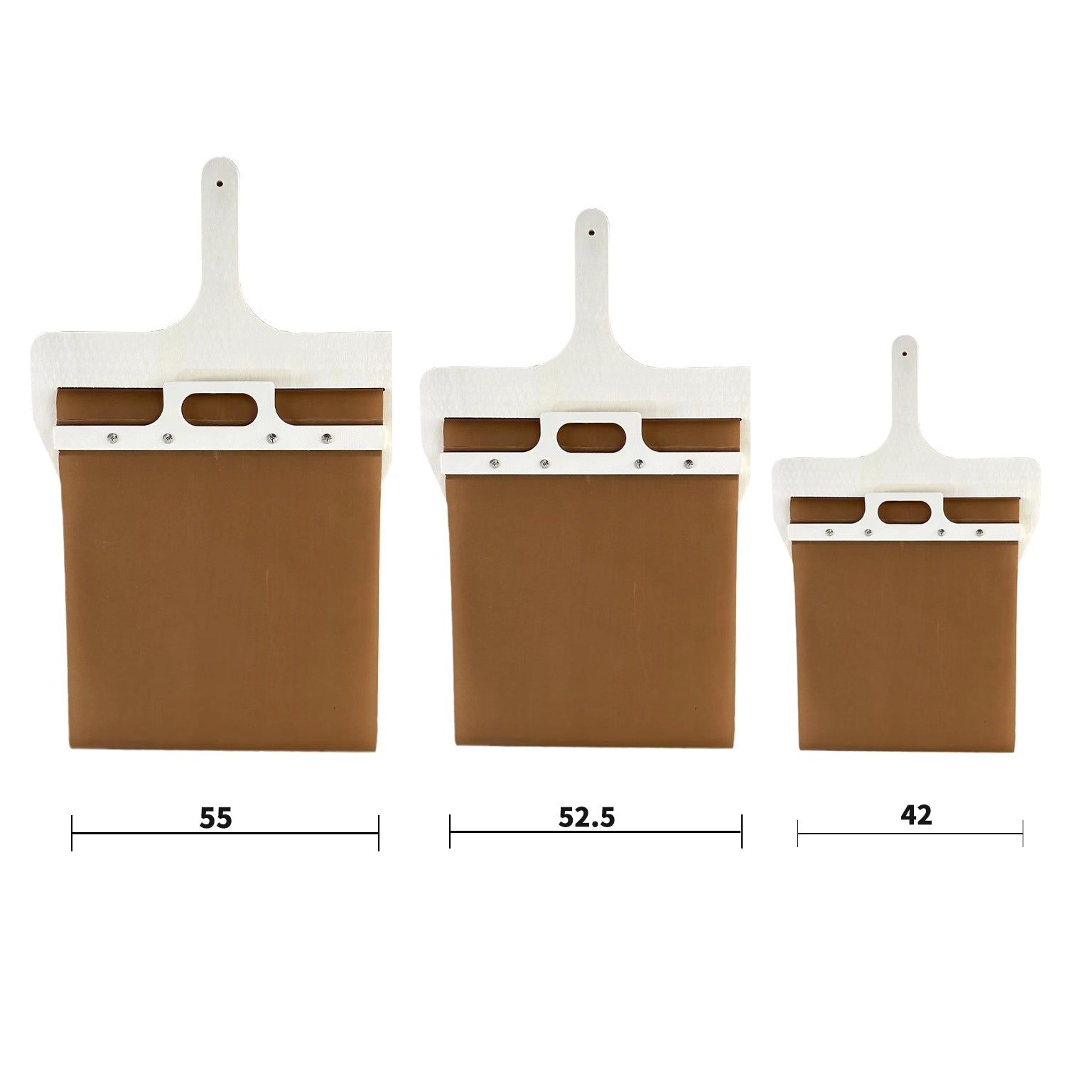 Wooden pizza peel - handle detail