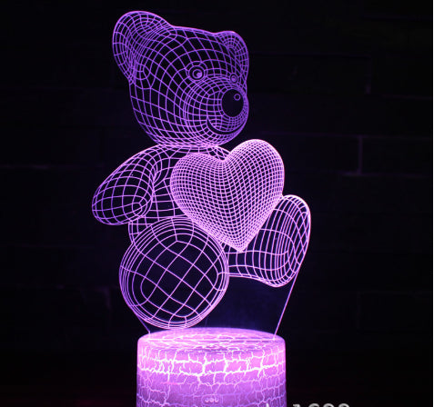 3D acrylic LED night light USB neon lamp - photo 13 of 13