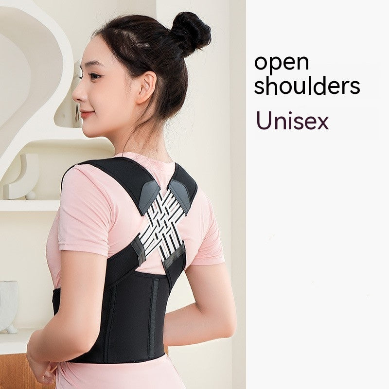 posture corrector side profile worn