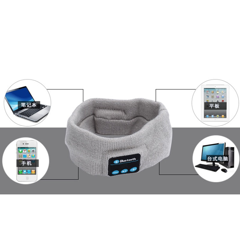 Sports headband worn while sleeping