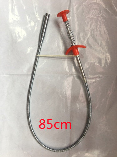 Sewer Dredger Spring Pipe Dredging Tool – Drain Clog Remover & Hair Cleaner - product photo 6 of 8