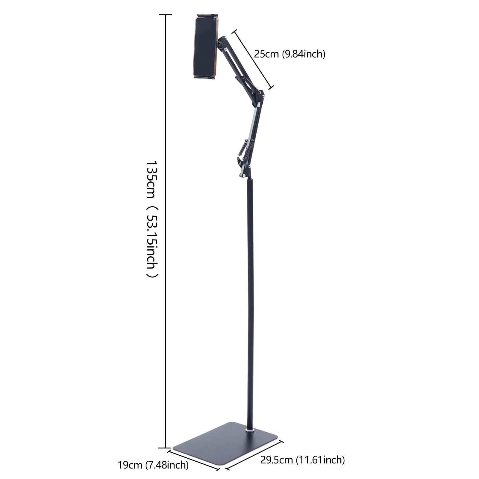Adjustable Floor Stand for Tablets and Phones - photo 1