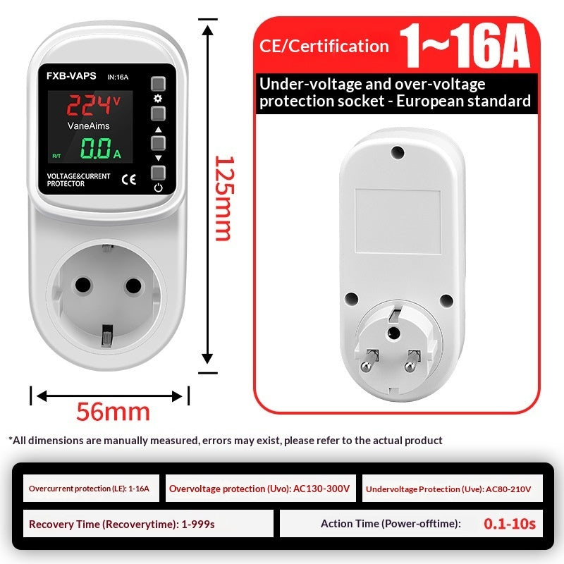 voltage protection socket UK plug