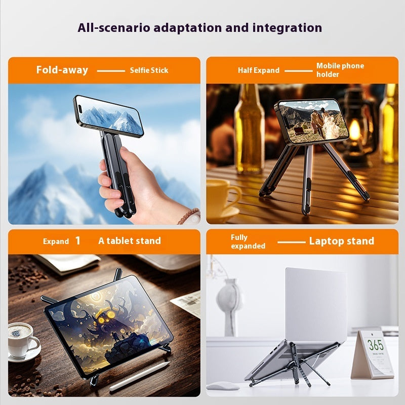 Foldable Magnetic Phone Holder – Adjustable Tablet & Laptop Stand - product photo 2 of 7