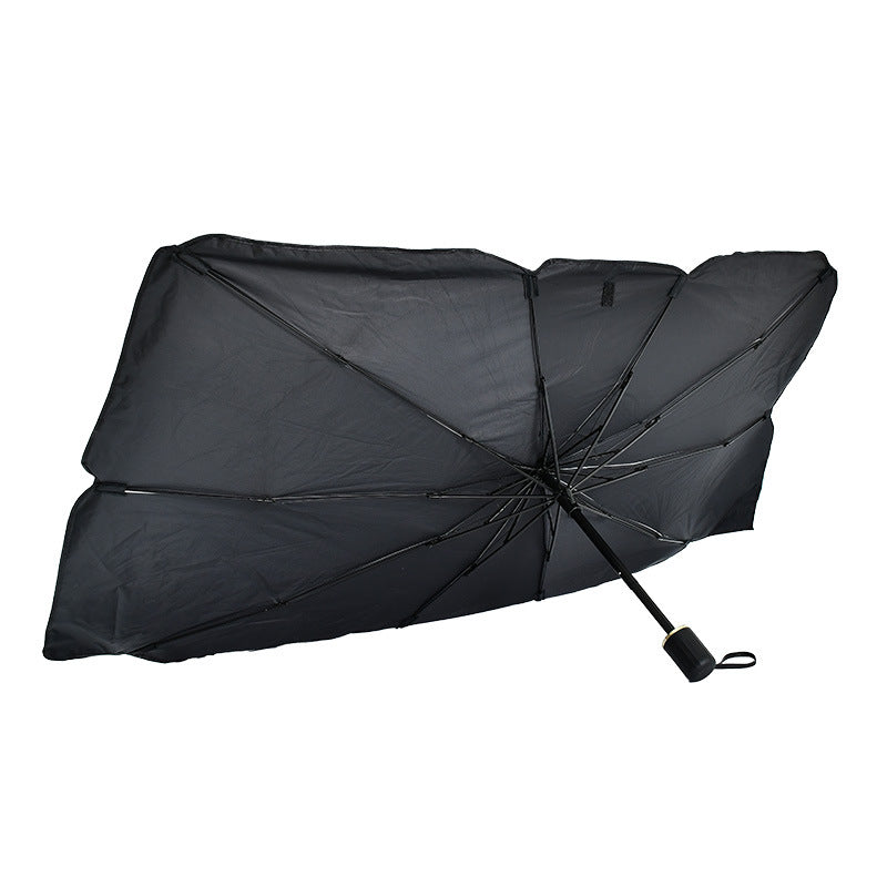 Foldable Car Windshield Sunshade – UV & Heat Blocking Umbrella Cover - product photo 4 of 8