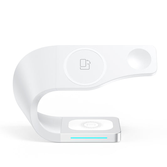 4-in-1 wireless charging stand for phone watch and earphones - photo 2 of 12