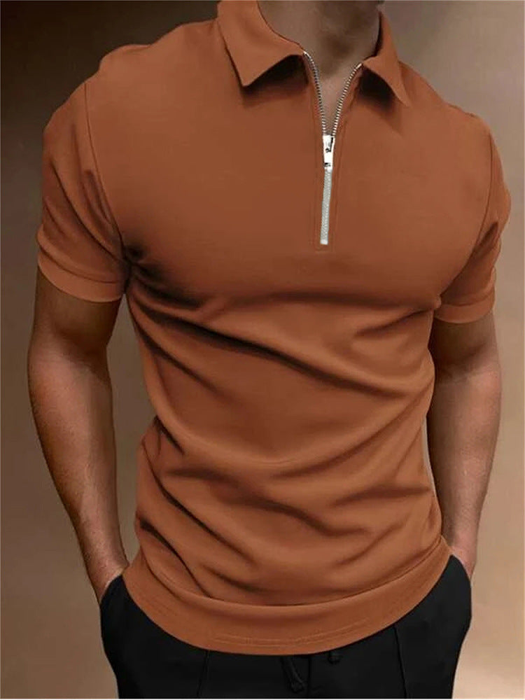 Men's Casual Digital Print Polo Shirt – Loose Fit - product photo 4 of 10