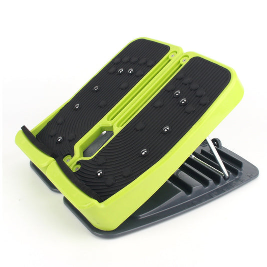 Oblique pedal balance board shown in forest green