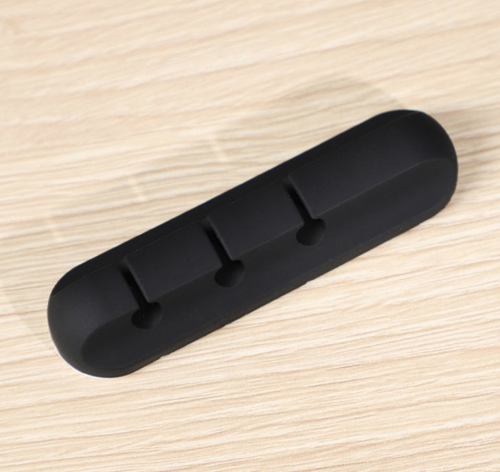 Silicone USB Cable Winder – Desktop Cable Organizer & Management Clips - product photo 6 of 8