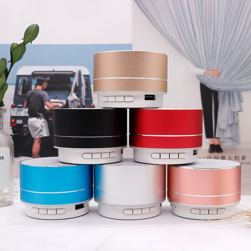 Mini portable Bluetooth speaker with LED lighting – product photo 10