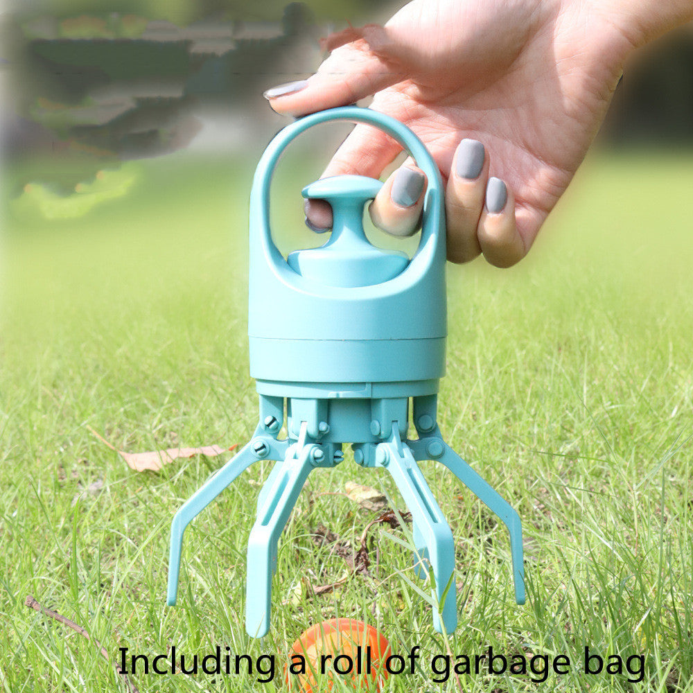 Portable Dog Poop Scooper with Built-In Bag Dispenser – Long Handle Pet Waste Picker – photo 11 of 14